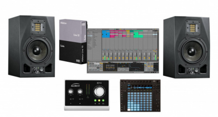 Комплект ADAM A5X (2 шт) + Audient iD14 (1 шт)  + Ableton Push 2 + Live 11 Suite (1 шт) по цене 177 950 ₽