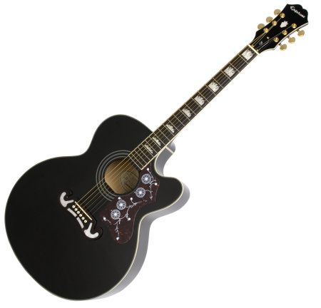 Epiphone J-200 EC Studio Black по цене 96 300 ₽