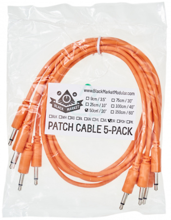 Black Market Modular patchcable 5-Pack 50 cm orange по цене 1 360 ₽