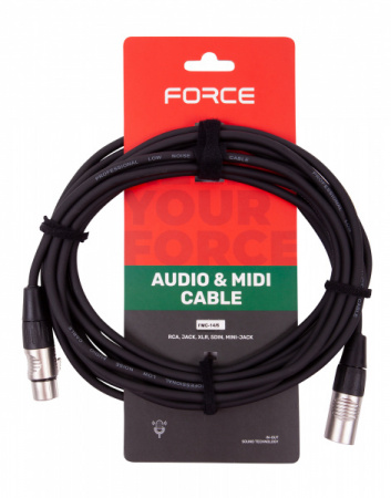 FORCE FMC-14/6 Кабель XLR f - XLR m по цене 1 400 ₽