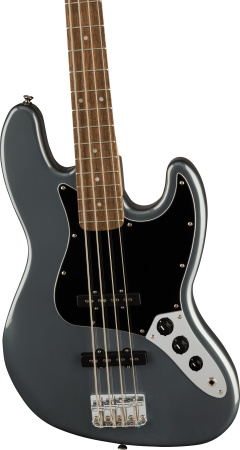 Fender Squier Affinity 2021 Jazz Bass LRL Charcoal Frost Metallic по цене 48 400 ₽