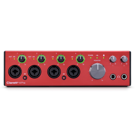 Focusrite Clarett+ 4Pre по цене 114 900 ₽
