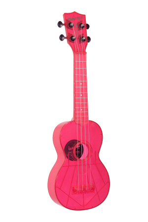 Waterman by Kala KA-SWF-PK Fluorescent Pink, Soprano Ukulele по цене 4 510 ₽