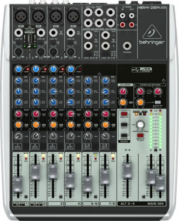 Аренда микшерного пульта Behringer XENYX Q1204USB по цене 1 500.00 руб.