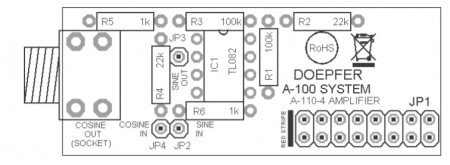 Doepfer Amplifier Kit for A-110-4 Quadrature VCO v1 по цене 2 440 руб.