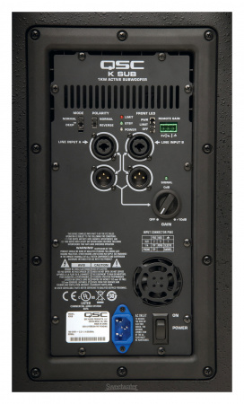 Аренда колонок QSC K12.2 (2 шт.) 2025 watt + сабвуфер QSC KSUB (1 шт.) 1000 watt по цене 8 500.00 ₽
