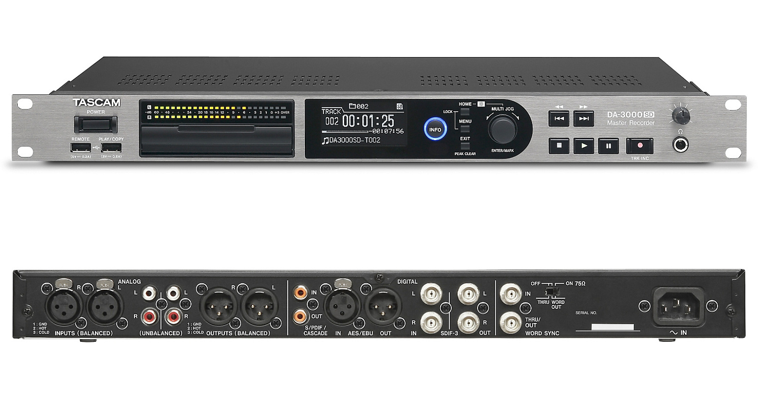 TASCAM | Высококачественный мастер-рекордер DA-3000SD возвращается
