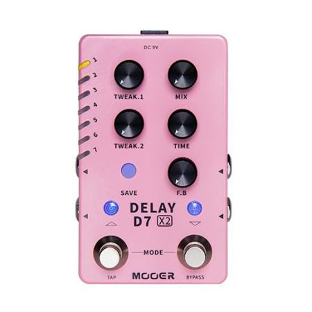 Mooer D7 Delay X2 по цене 14 590 ₽