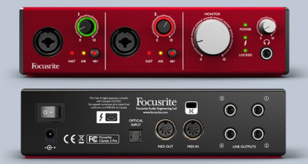 FOCUSRITE Clarett 2Pre Thunderbolt по цене 45 000 руб.