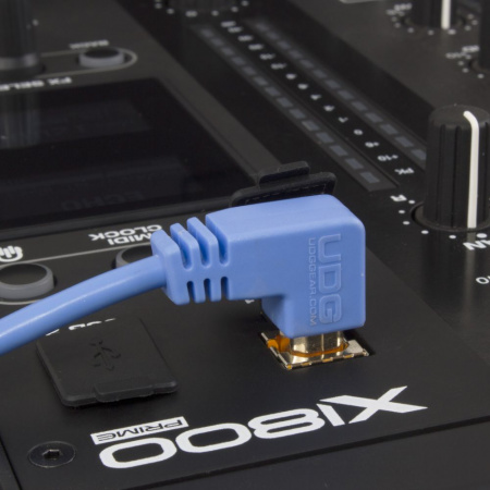UDG Ultimate Audio Cable USB 2.0 A-B Light Blue Angled 1m по цене 900 ₽