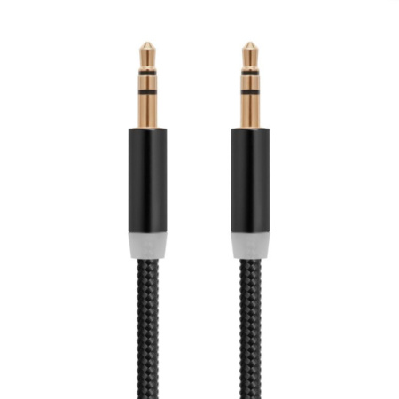 Кабель Stereo Jack 3.5 - Stereo Jack 3.5, 1 м, черный по цене 212.50 ₽