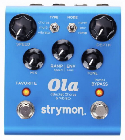 Strymon Ola dBucket Chorus & Vibrato по цене 32 560.00 ₽