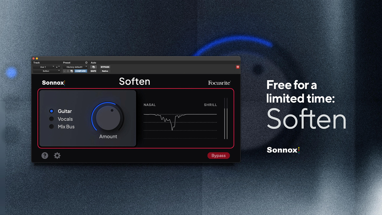 Soften – плагин, который поможет сделать микс чище, доступен бесплатно до 16 сентября