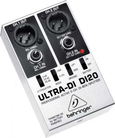 Behringer ULTRA-DI DI20 по цене 3 000 ₽
