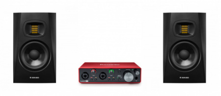 Комплект FOCUSRITE Scarlett 2i2 3rd Gen (1 шт) + ADAM T5V (2 шт) по цене 118 400 ₽