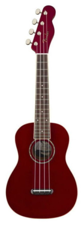 Fender Zuma Classic Ukulele Candy Apple Red по цене 19 750 ₽