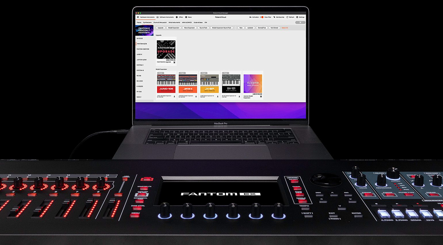 ROLAND | FANTOM получил внушительное обновление EX с ACB моделированием