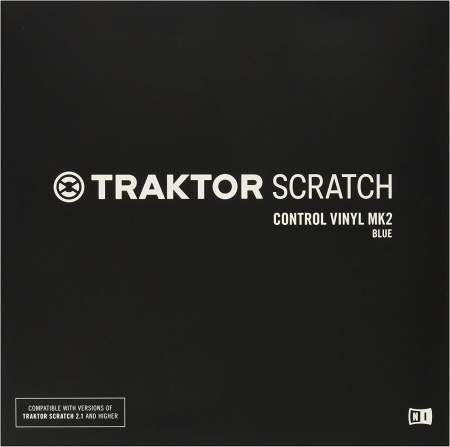 Native Instruments Traktor Scratch Pro Control Vinyl Blue Mk2 по цене 1 921 ₽
