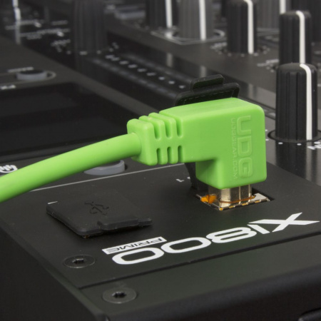 UDG Ultimate Audio Cable USB 2.0 A-B Green Angled 1m по цене 900 ₽