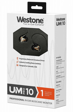 WESTONE UM PRO10 NEW Clear по цене 12 990 ₽