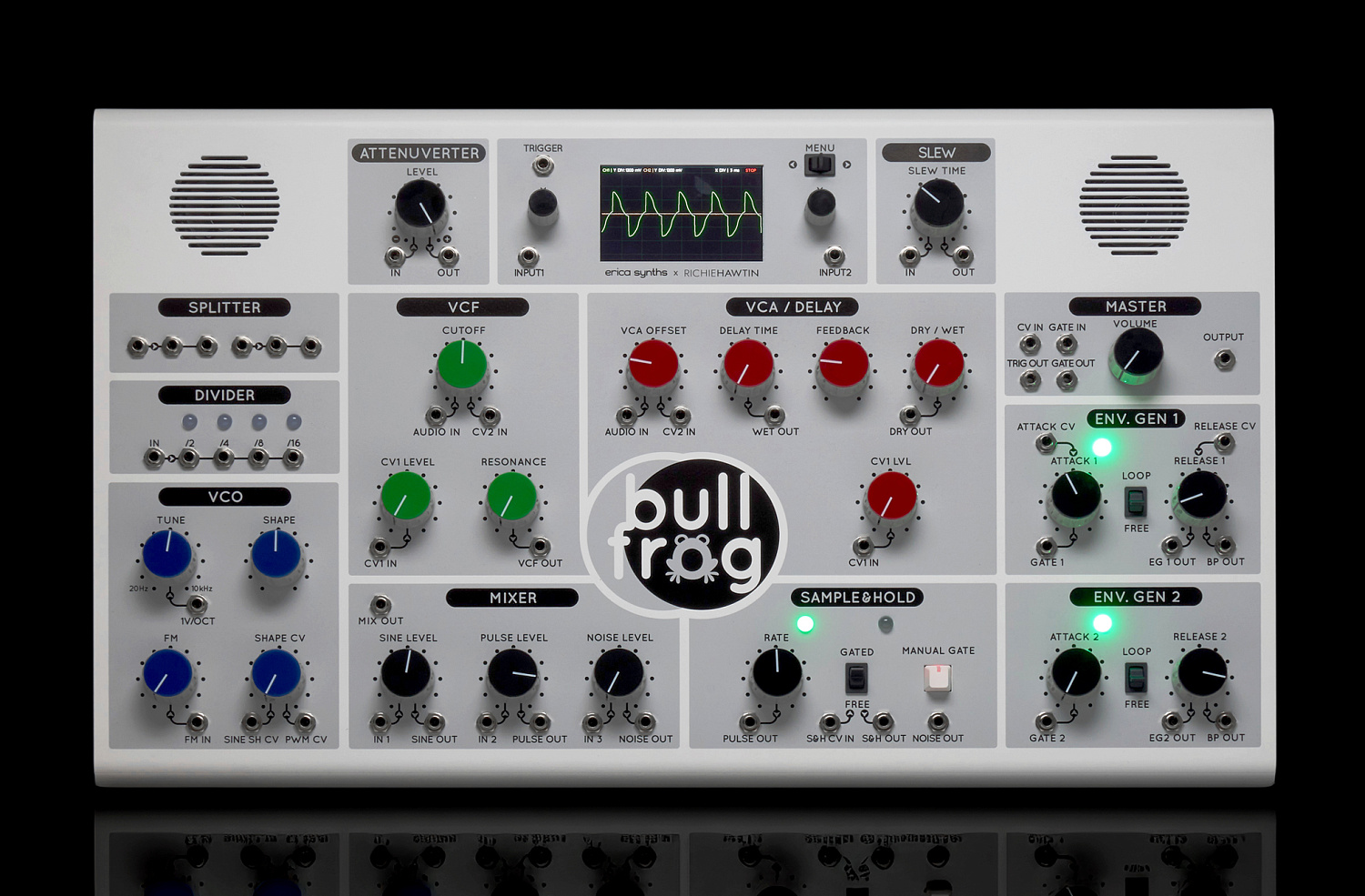 ERICA SYNTH | Bullfrog XL — аналоговый субтрактивный синтезатор для создания музыки и обучения