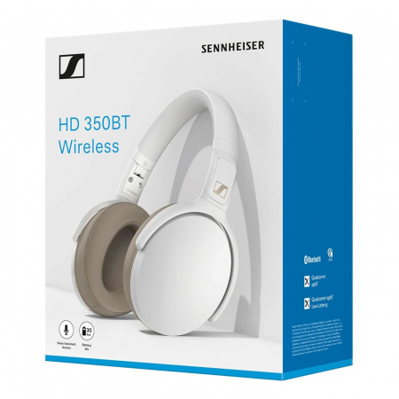 Sennheiser HD 350BT White по цене 14 550 ₽