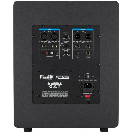 Fluid Audio FC10S купить за 39 990 ₽ с доставкой по Москве и всей России в интернет-магазине ALL for DJ Fluid Audio FC10S по цене 39 990 ₽